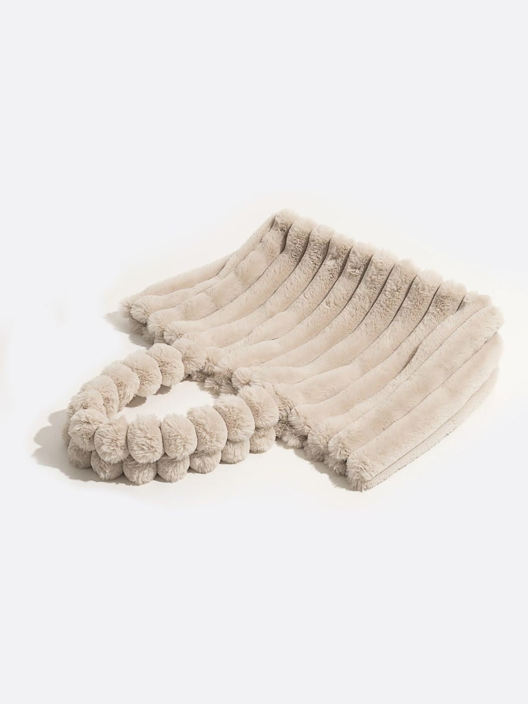 Faux fur tote 