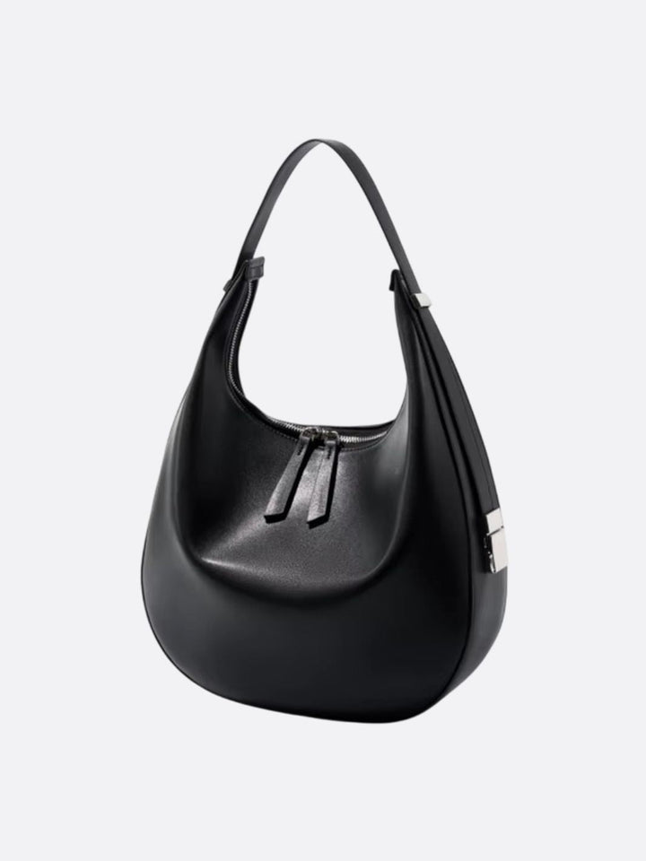 grand sac demi-lune cuir