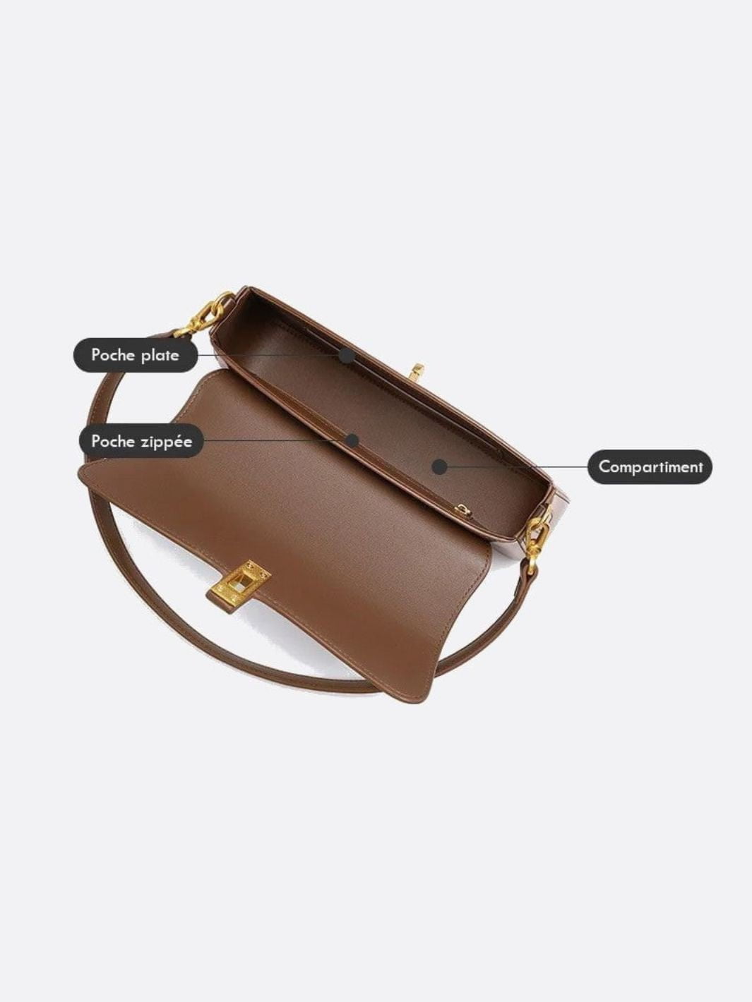 Vintage baguette bag