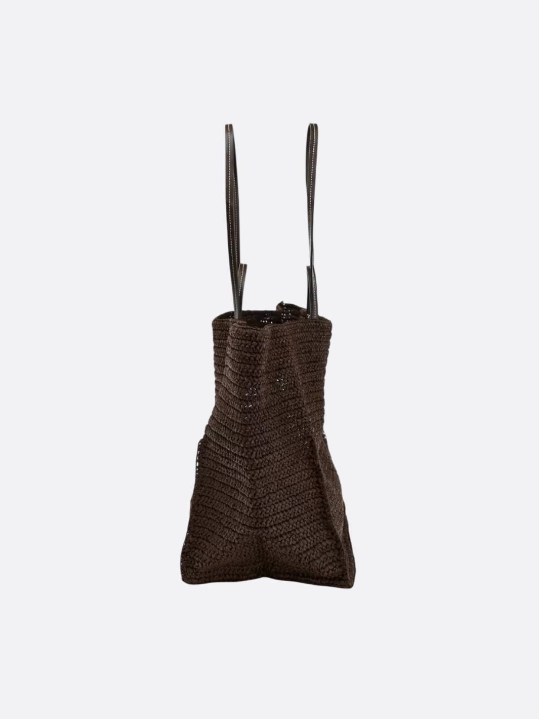 Raffia tote bag
